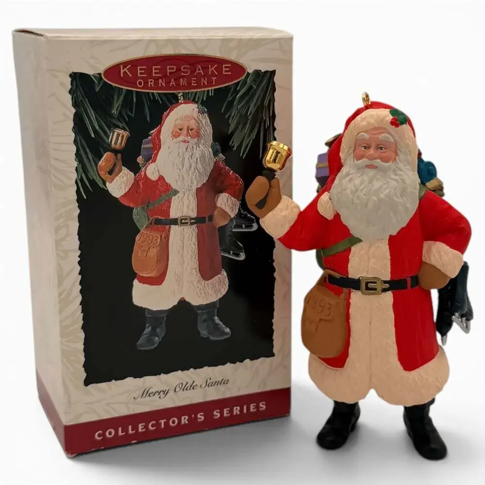 1993 Hallmark Keepsake Merry Olde Santa Collector's Series #4 Christmas Ornament